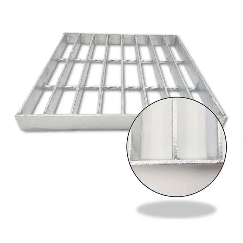 Plain Type Metal Walkway Grating, 25 X 5 / 30 X 3 Galvanized Floor Grating Stainless Steel Grating