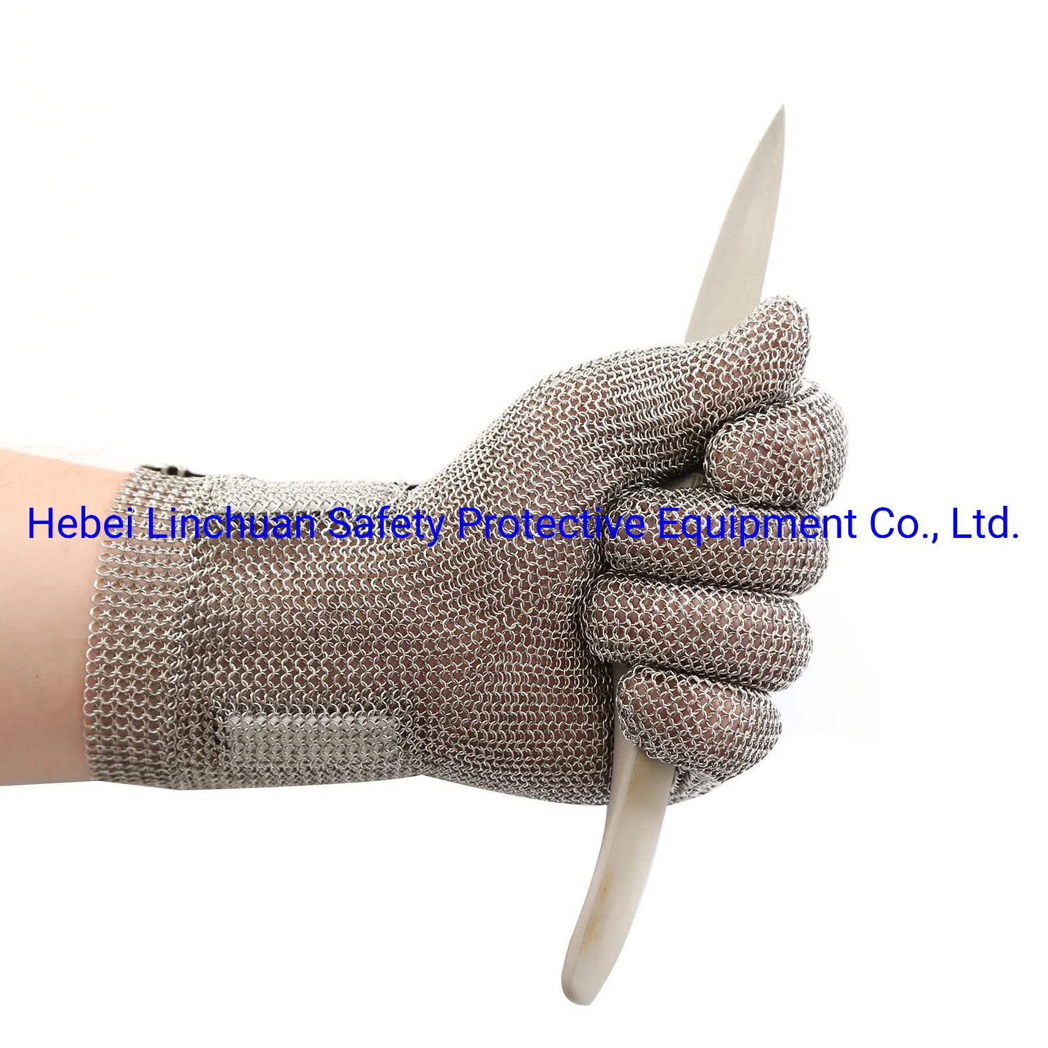 Cut Resistant Chain Mail Gloves Food Grade, Stainless Steel Mesh Metal Glove Knife Cutting Glove for Butcher Meat Cutting Oyster Shucking Kitchen