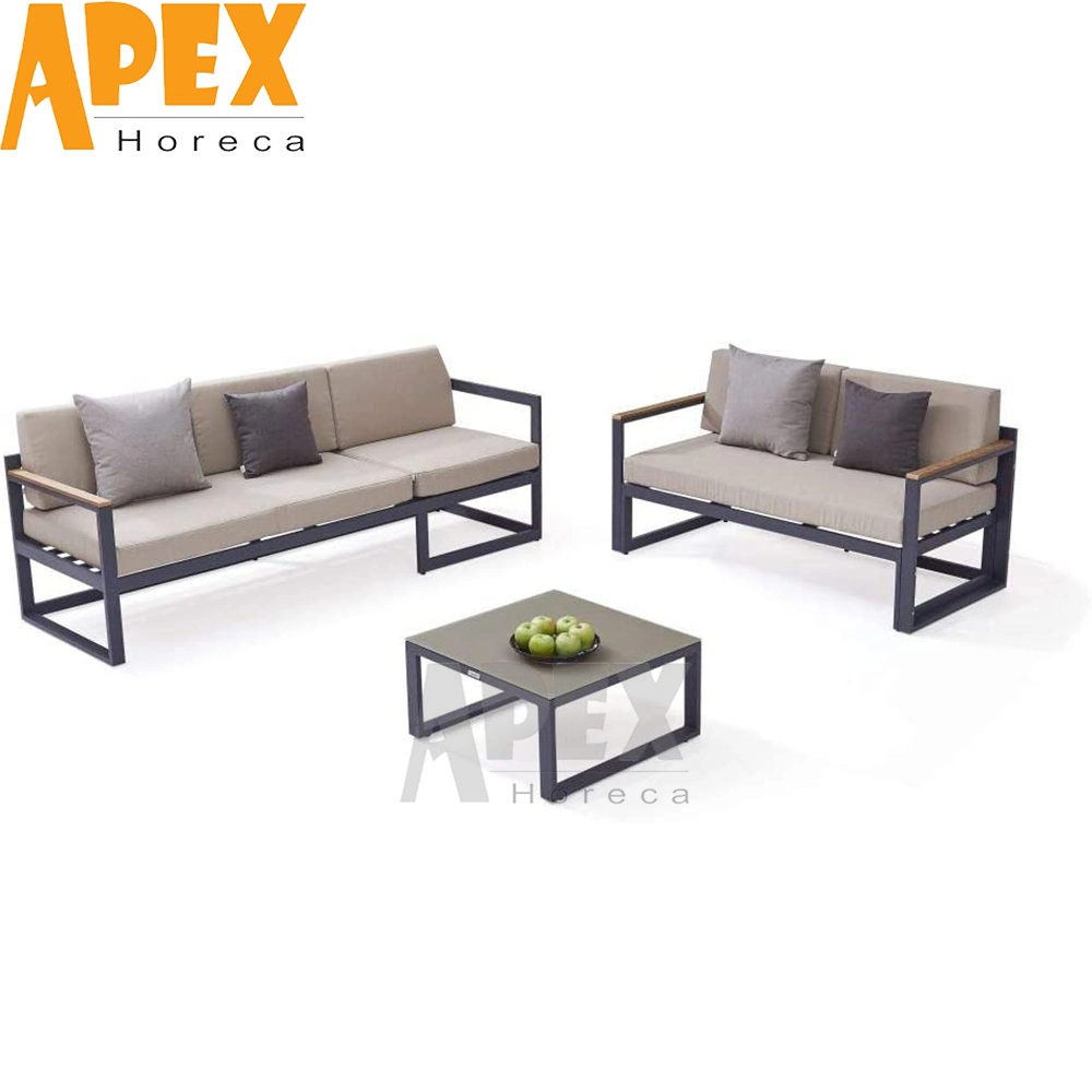 Fabricante China Wholesale/Supplier Jardín Salón Marco de aluminio juego de muebles modernos sofás de exterior