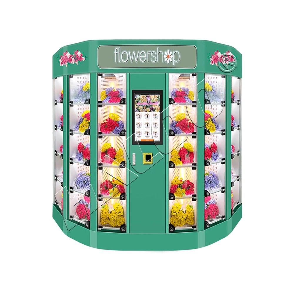 Rmantic Rose Flower Vending Machine 24 Hours Using with Refrigeration and Humidification