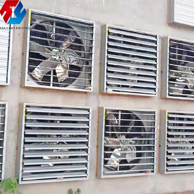 Ventilador de ventilación industrial con altas revoluciones para la cría de animales de cría de aves de corral de efecto invernadero