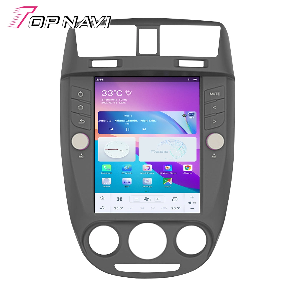 Topnavi ecrã vertical de 9,7 polegadas Android 12 Car DVD Player GPS Navegação para o Buick Excelle 2009-2016 Multimídia CarPlay