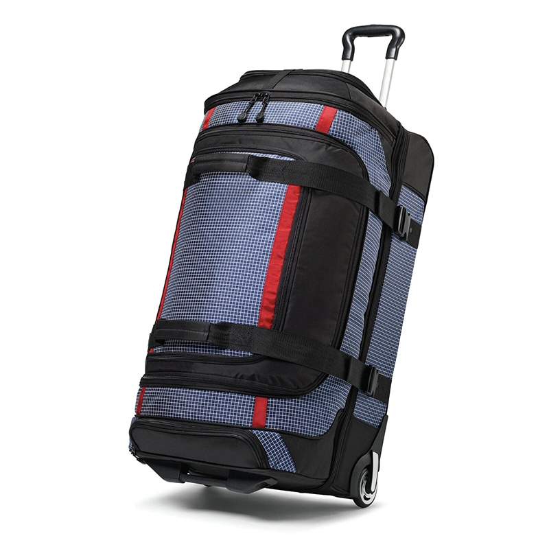 Mode Custom Design Ripstop Nylon Travel Carry on Rolling Duffel Tasche Gepäckwagen Taschen