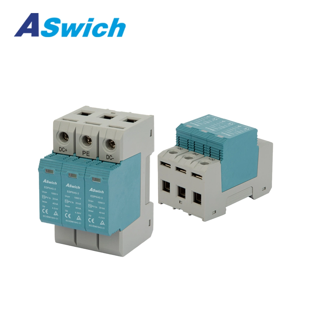 40ka 2p 3p 4p DC Surge Protector for Solar System Surge Protection Device DC SPD for Solar Energy 600VDC 1000VDC