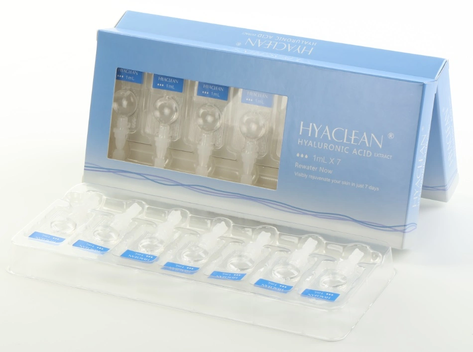 Anti-Wrinkle Hyaluronic Acid Hyaclean 7PCS/Box Skin Care Capsule Anti Aging Essence ODM