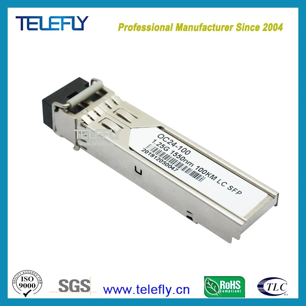 SFP Module Optical Bi-Directional Optical Transceiver Price, 1.25g 100km Netgear, Mikrotik