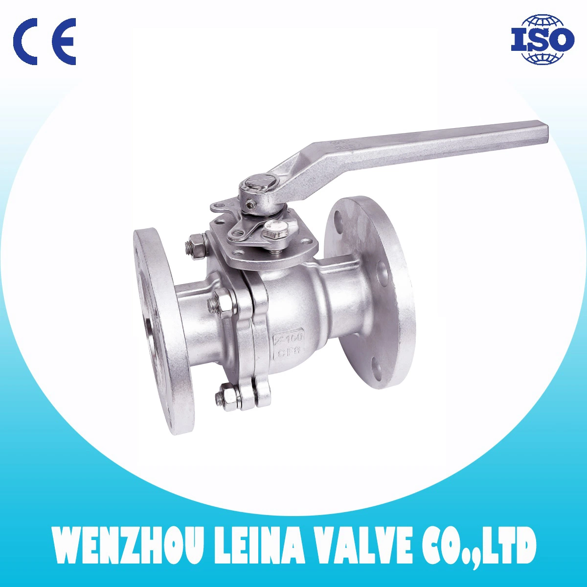 Excellent Ball Valve Supplier - 2PC 150lbs Flange Ball Valve with Mounting Pad