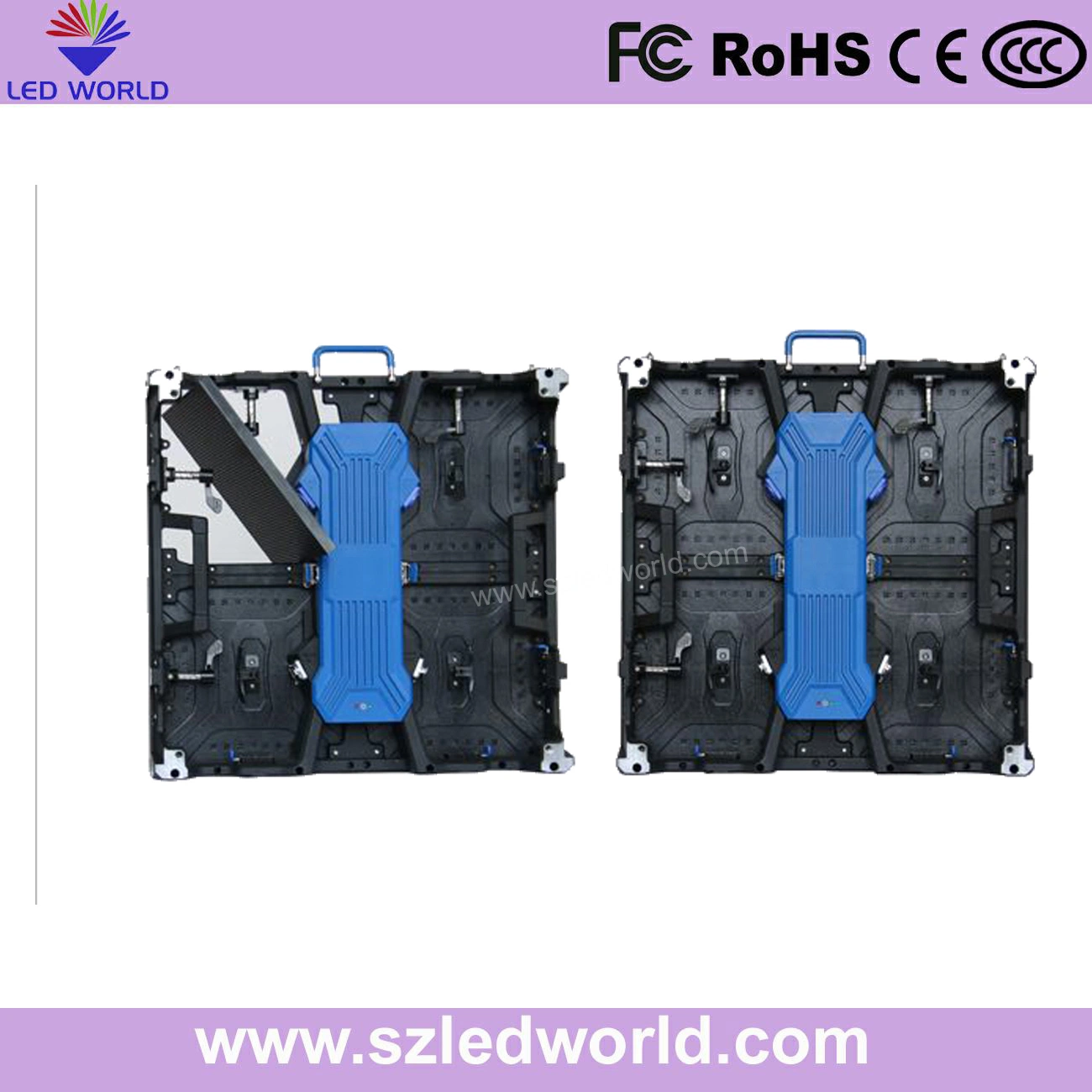 P2.976 Fast Assemble 500 X 500mm Cabinet LED Display with Wireless Connection