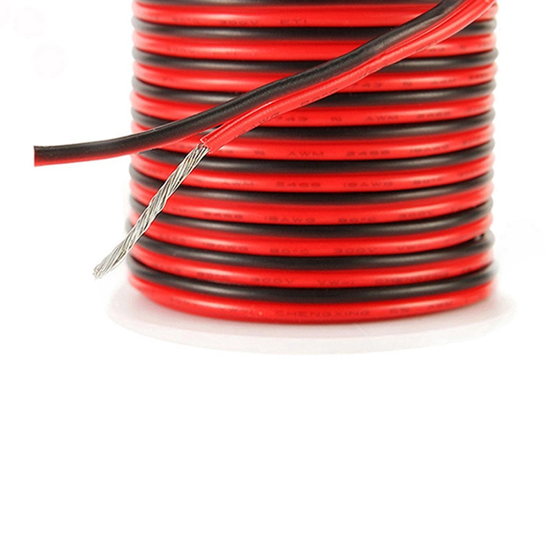 PVC aislado plano paralelo 10 12 pines 300V AWM 2468 22awg 24AWG cable