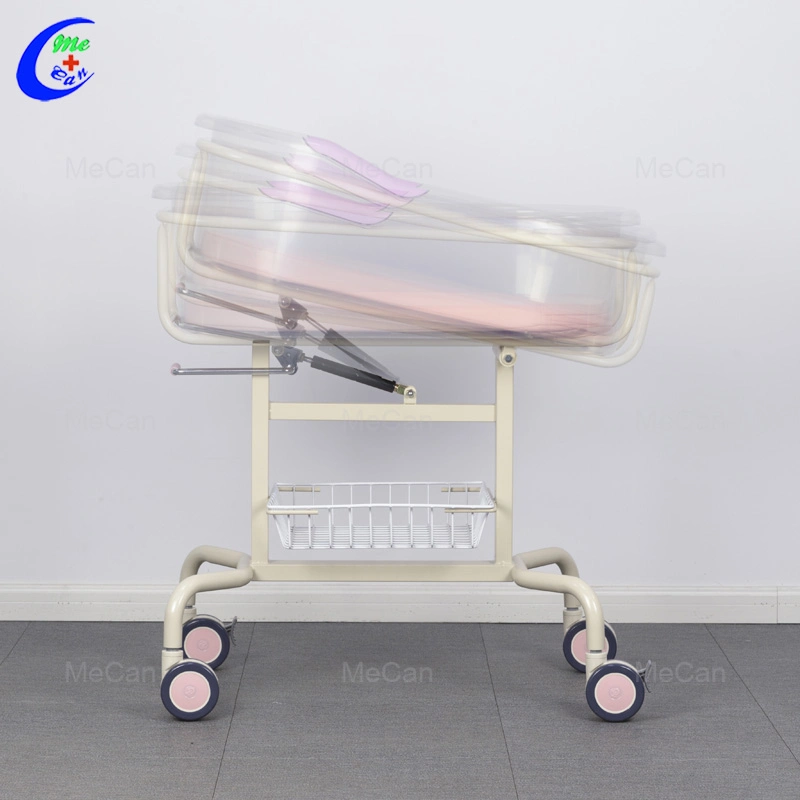 ABS Baby Cart Cuna Cuenca ángulo de ajuste de asa Hospital lactante Cama del bebé