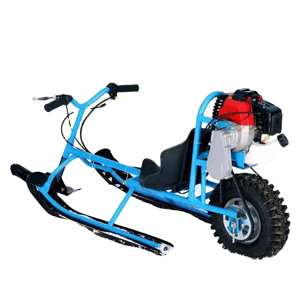 Factory Price Gasoline Snowscooter Snow Vehicle Snow Racer Sled for Sale