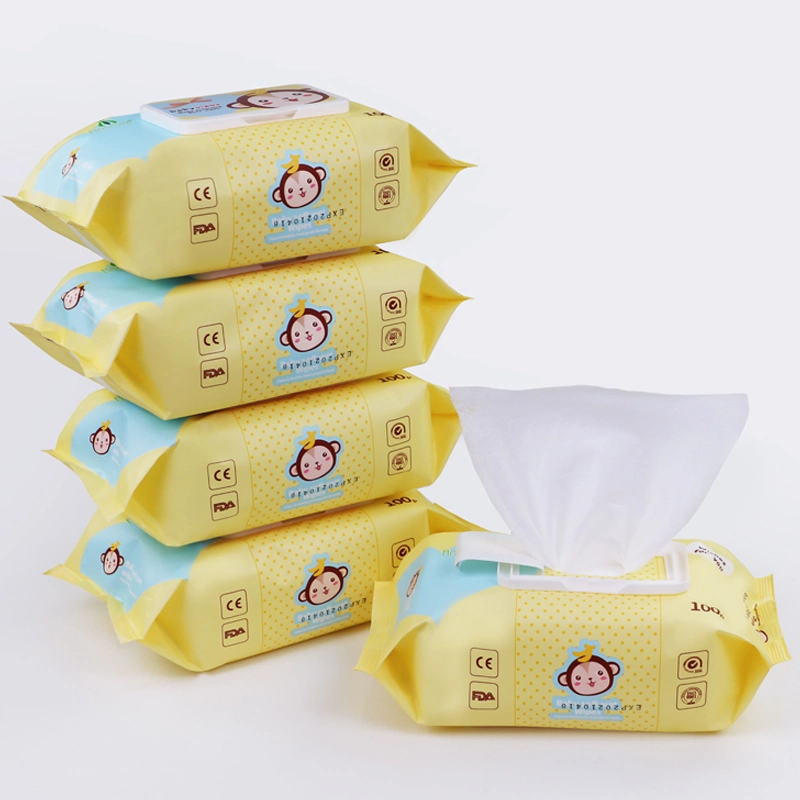 Customized Logo and Specification Soft and Gentle Biodegradable Baby Wet Wipe