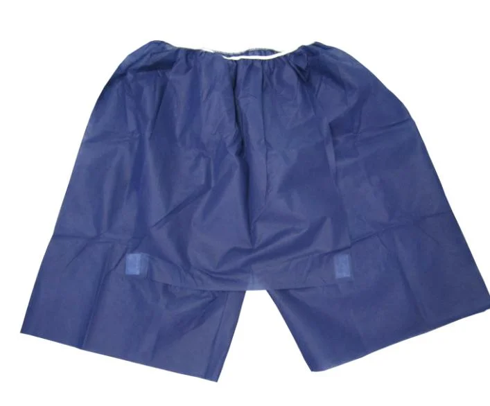 Disposable SMS Medical Patient Pants Non Woven Colonoscopy Exam Shorts for Colonoscopy Patients Examination