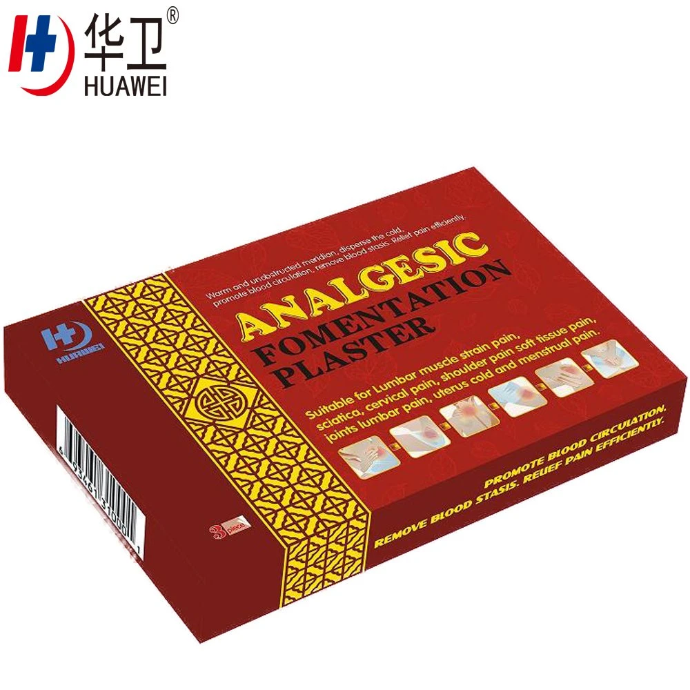 Free Sample Infra Red Analgesic Formentation Plaster for Pain Relief From Chinese Factory