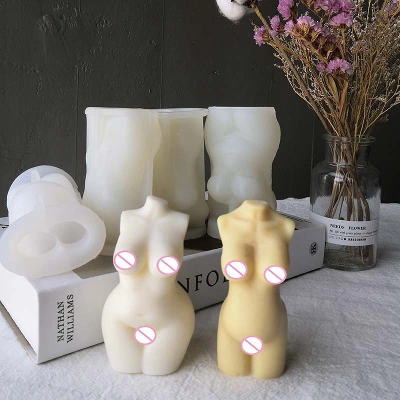 Creative Home Decoration Handmade Aromatherapy Candles Variety of Body Art Plaster Decorative Silicone Molds