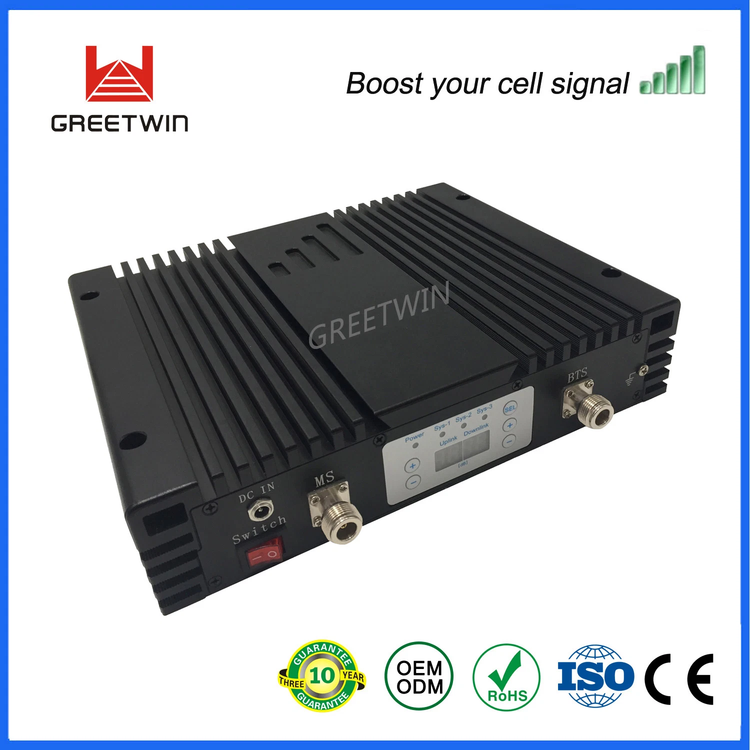 23dBm Lte700 Aws1700 Dual Band Booster for Office (GW-23LA)