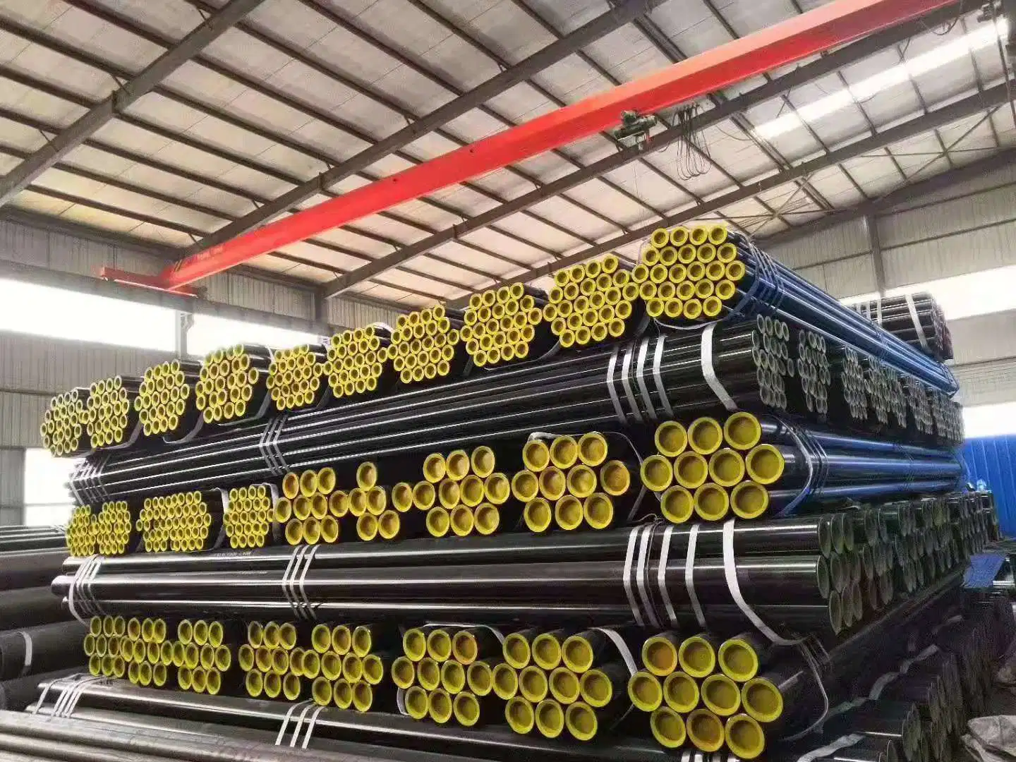 ASTM L245 X42 X52 Seamless Carbon Steel Line Pipes