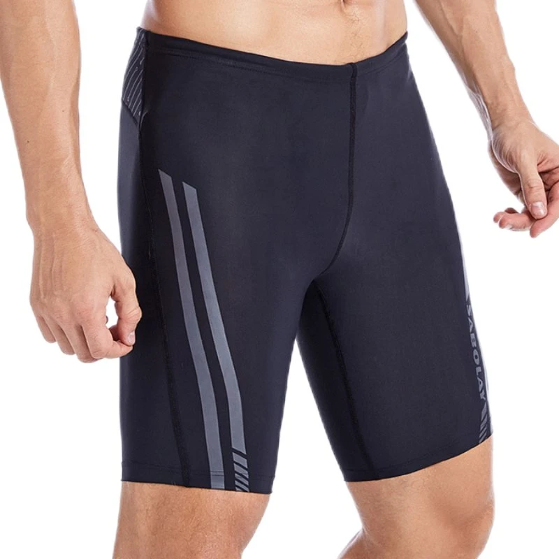 New Outdoor Sports Quick Dry Men's Black Plus Size Swimwear