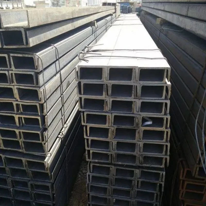 Aço de purlin de alta resistência Q235B Q345b C em forma de U C. Aço Perfil de carbono da Channel Steel para construção