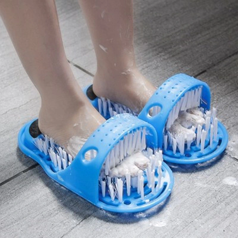 Foot Washing Artifact Lazy Brush Foot Home Dormitory to Dead Skin Brush Cleaning Slippers Bath Shower Feet Massage Slippers