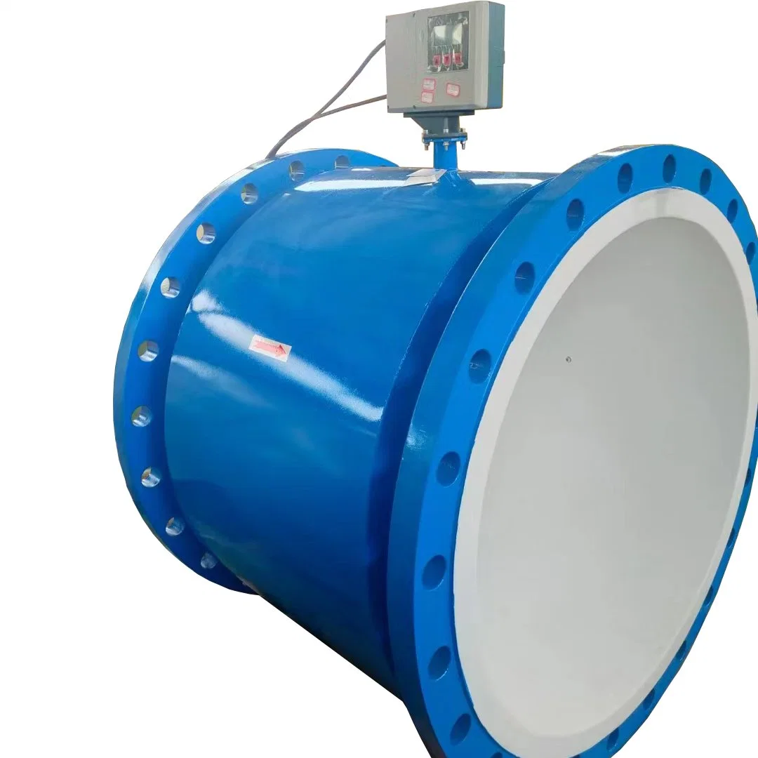 Manufacturer PTFE Titanium Copper Sulfate Flowmeter 4-20mA Hart Electromagnetic Flowmeter