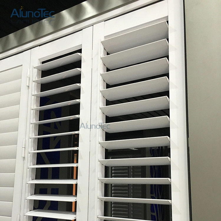 90mm Aluminium Lamellenraster Plantation Shutter