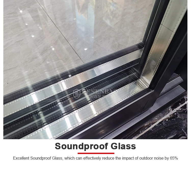 Big Glass Standing Prefabricated European Standard Bulletproof Aluminum Sliding Door