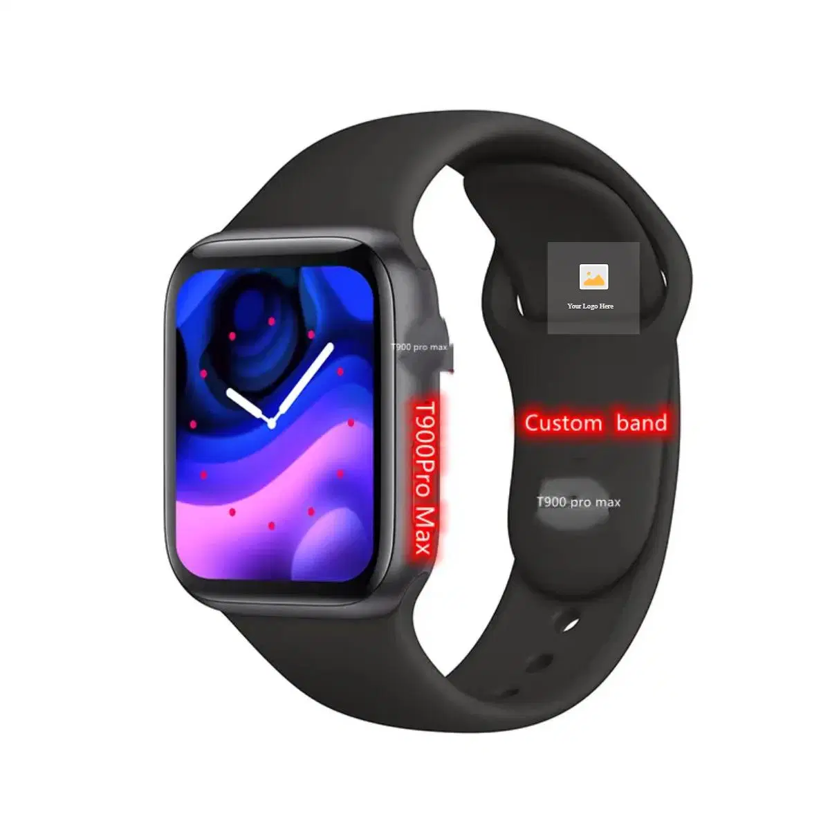 Relógio inteligente com Smart Watch L8, smartwatch T900 PRO Max, resistente à água L 2023 Série 7 8 Fitness Tracker 2.0 Wach S Smartwatch modelo