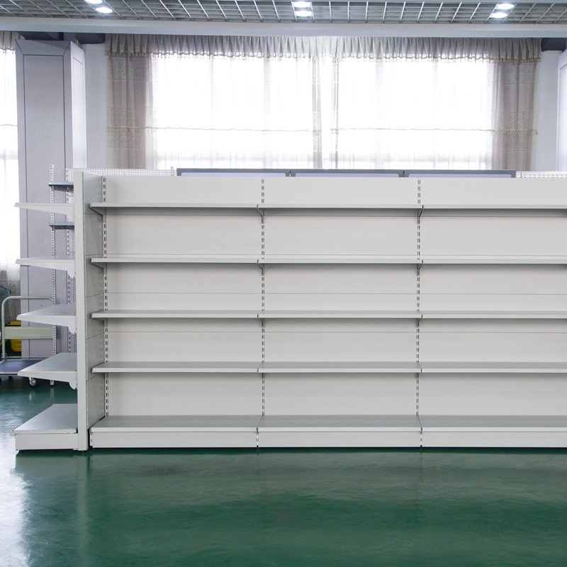 Manufacturer Supplier Metal Gondola Display Racks Supermarket Shelves