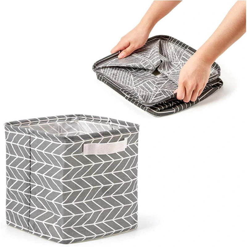 Collapsible Shelf Cargo Storage Box 6 PCS Baskets with Handles