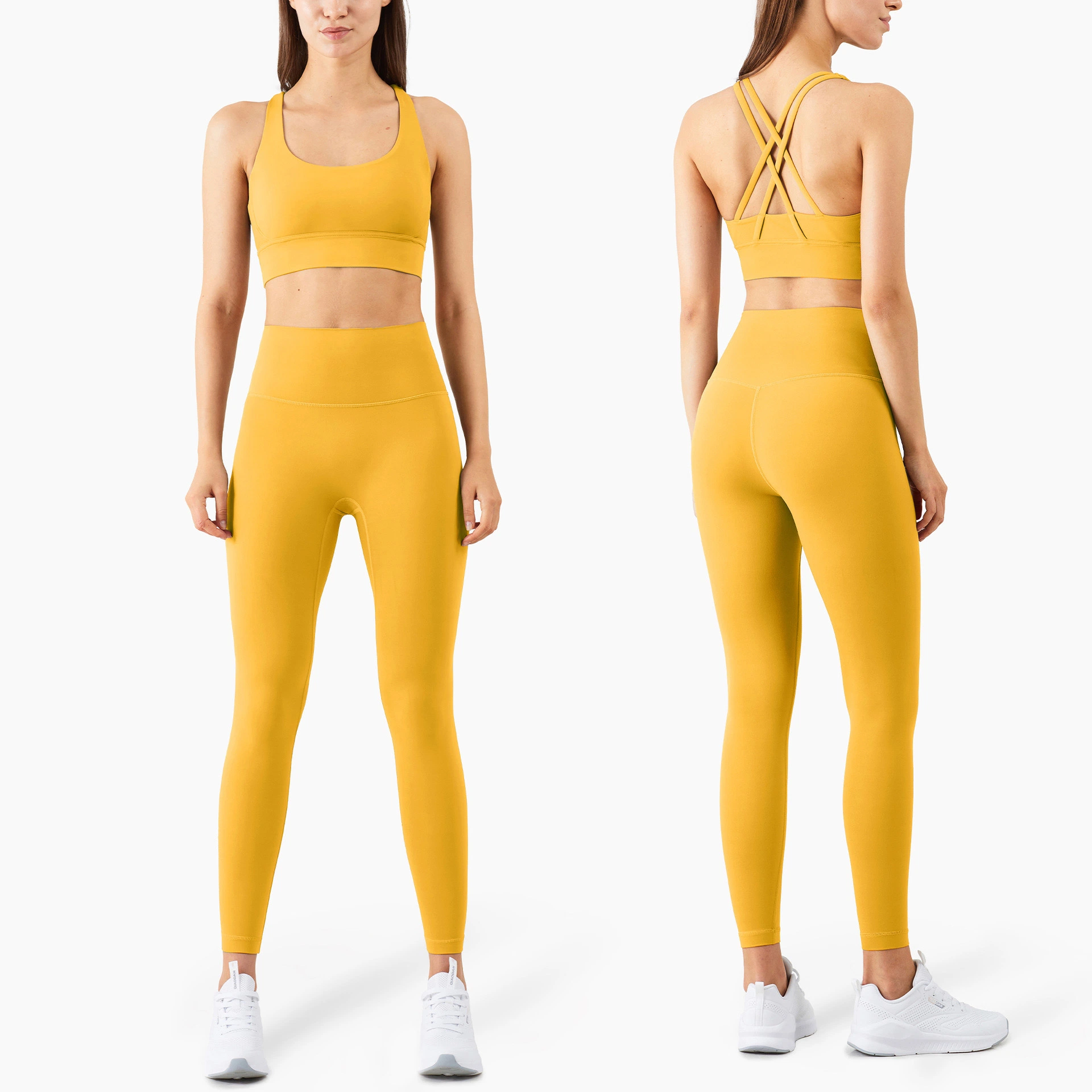 Ropa de fitness Mayorista/Proveedor traje de yoga mujer ropa de gimnasio traje de yoga Establecer