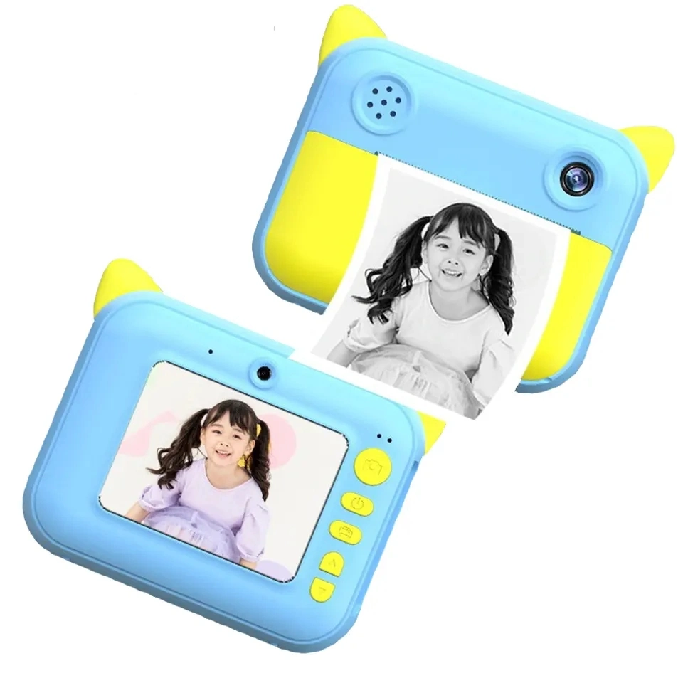 1080p للأطفال طباعة فورية الصور كاميرا بسيطة الأطفال في الهواء الطلق كاميرا فيديو صغيرة رقمية صغيرة للأطفال