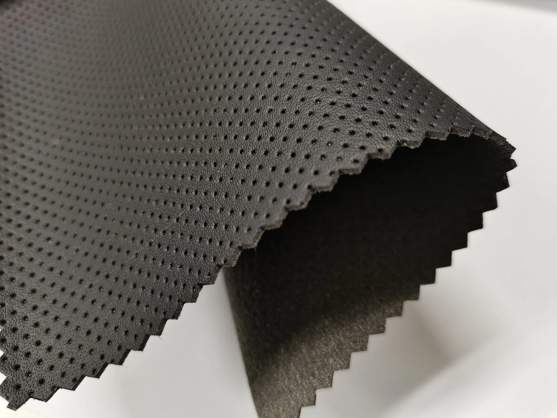 Microfiber Leather Automotive Huafon High quality/High cost performance Fire Resistant Perforated Synthetic