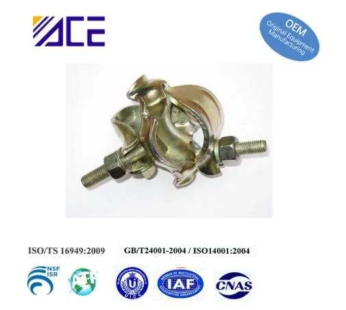 Industrial Tubular Clamps for Scaffold/ OEM Metal Clamps with Surface Treatment