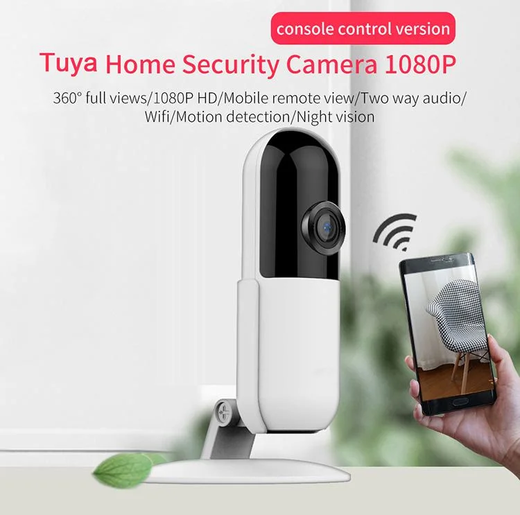 Seguimiento del movimiento de vida inteligente tuya la visión nocturna 1080P 2MP Smart Wireless WiFi Inicio interiores Mini cámara IP DE SEGURIDAD CCTV