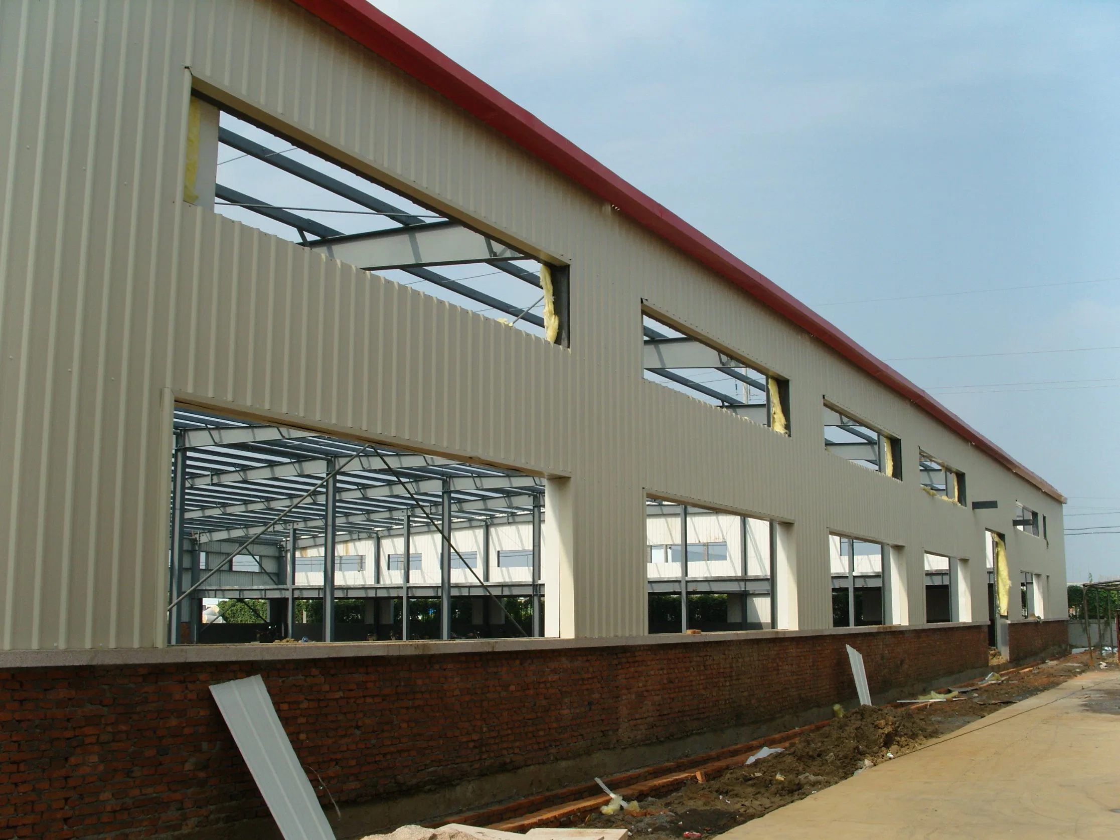 Light Steel Construction Rigid Frame Steel Building Prefabricated Units