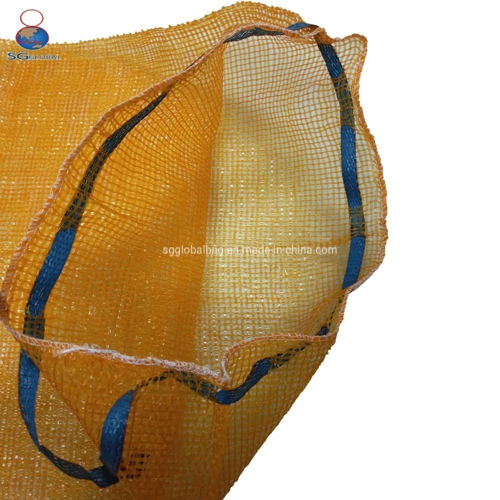 GRS SGS CE Approved Factory Empty PP Woven Tubular Leno Fruit Vegetable Firewood Packing 25kg Wholesale/Supplier Mesh Bag