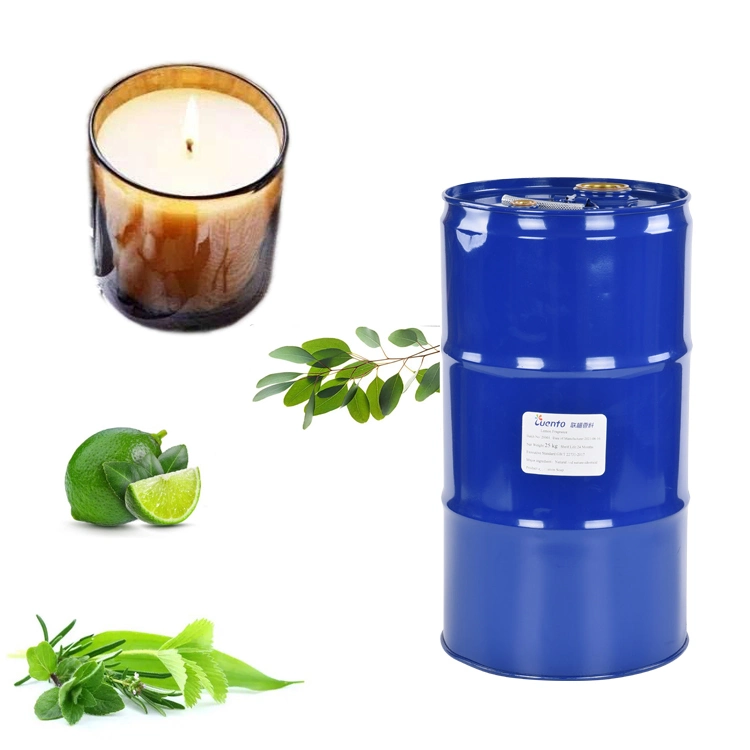 Free Sample Perfume Lime and Eucalyptus Herb Fragrance Oil for Candle Making