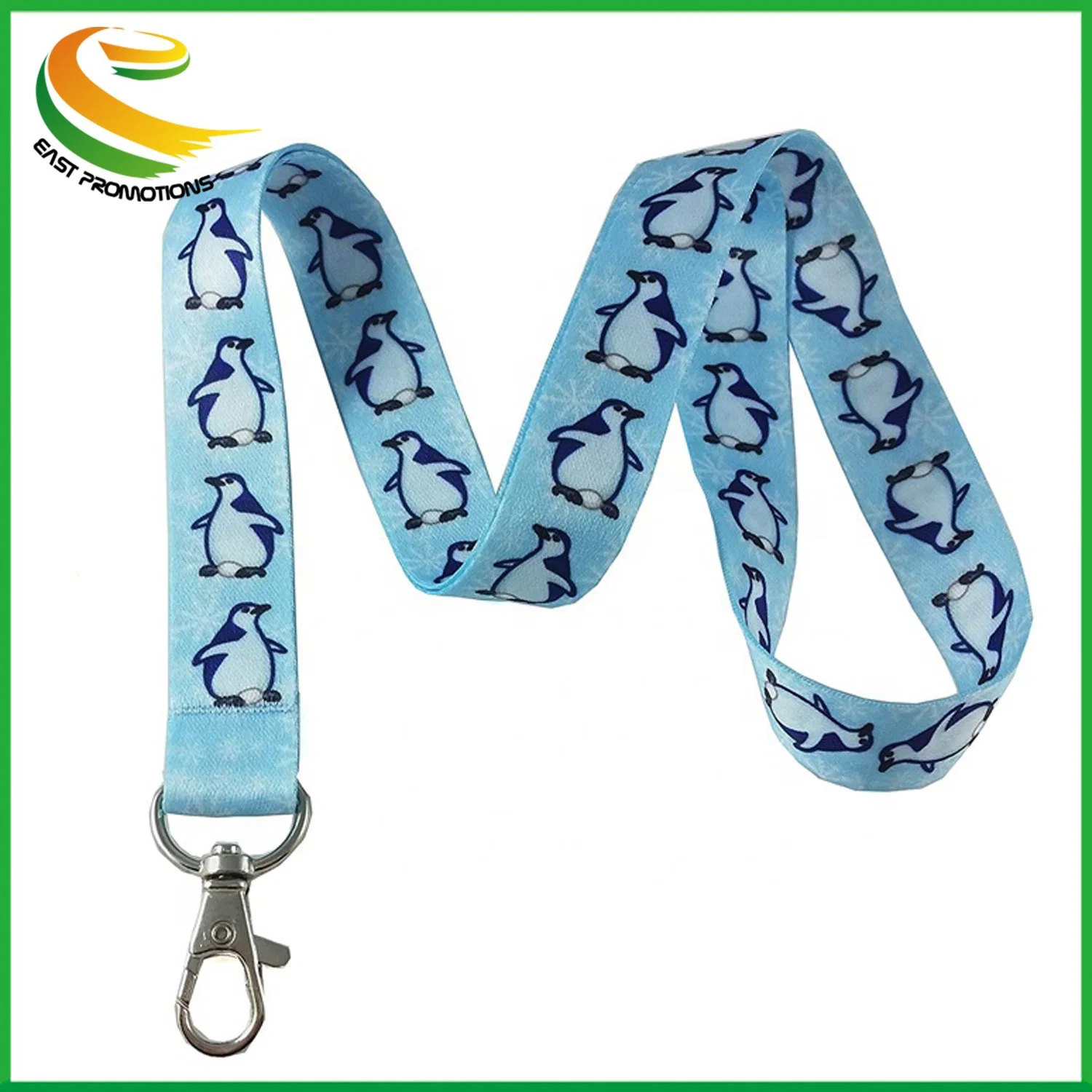 Custom Lanyard Heat Transfer Printing Polyester Neck Lanyards /RPET Recycle Lanyard