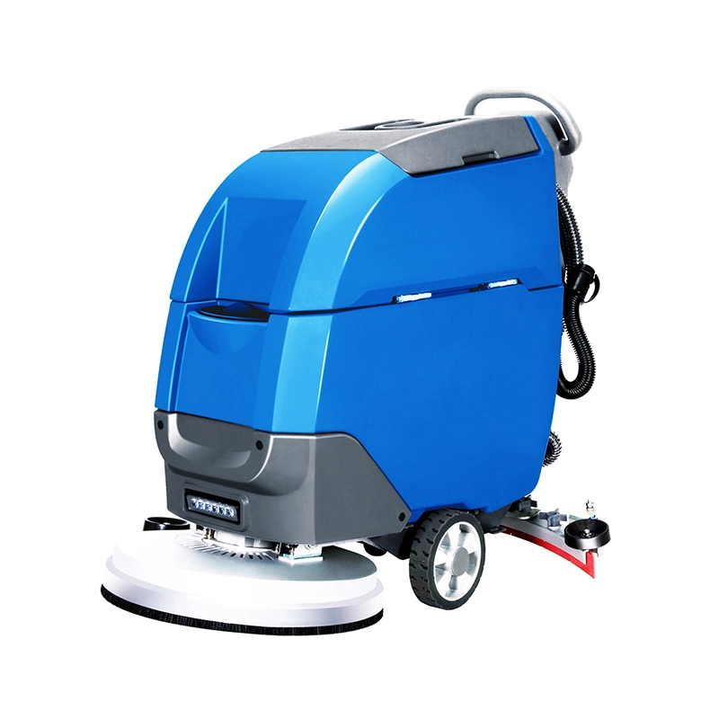 Industrial Battery Powered Walk Behind Floor Scrubber Cleaning Equipment for School/ Street /Hotel /Shops /Office