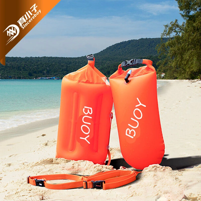 Wholesale/Supplier Inflatable Floating Safety Equipment Water Buoy Dry Bag Open Water Swimming Buoy