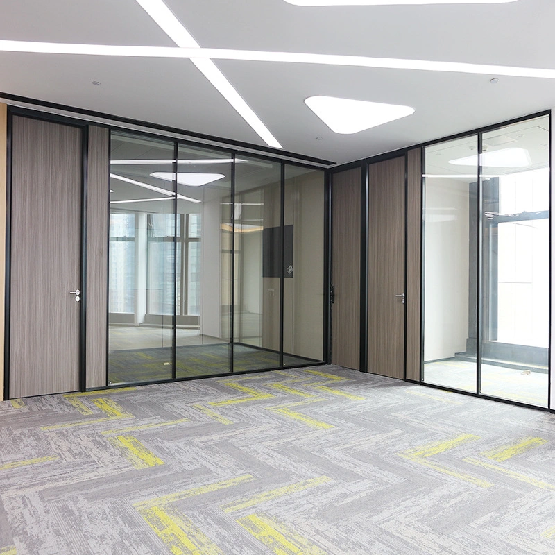 Modern Design Operable Office Pod Movbale Frameless Glass Partition Walls