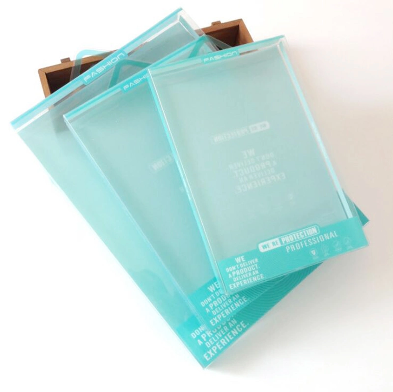 Custom de PVC azul Caja de embalaje para el teléfono celular Shell