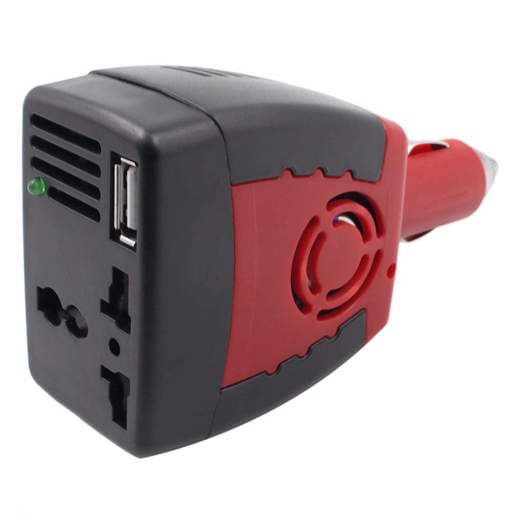 DC 12V Input Voltage and AC 220V Output 150W Car Power Inverter with USB Charger Port
