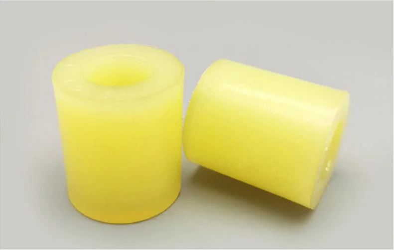 Manufacturer Custom 90A Shore Plastic 4mm Small Solid PU Flexible Yellow Polyurethane Elastomer Rod