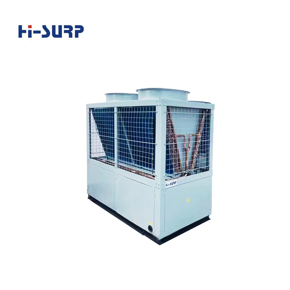 Chinesischer Hersteller Hisurp R22, R407c, R410A, R134A luftgekühlter Scroll Chiller (Wärmepumpe)