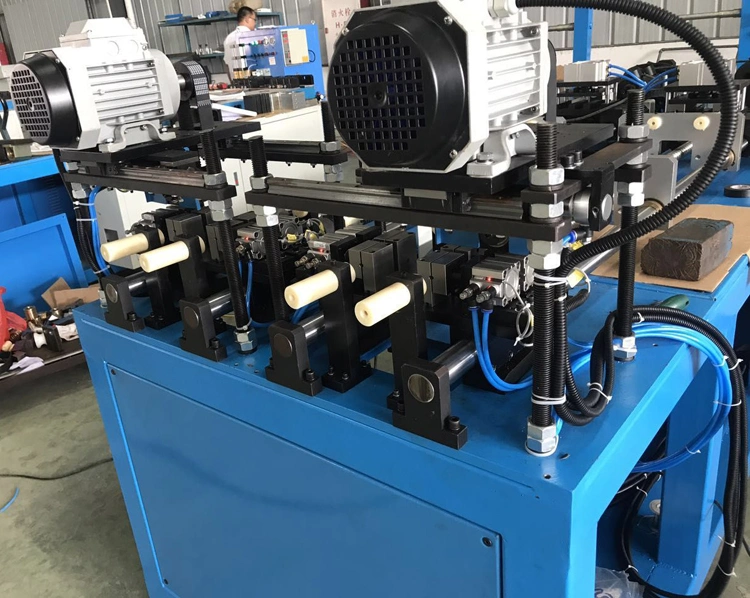 La bobina automático y enderezado de tubos de cobre Burrless Máquina de corte para aire acondicionado y nevera Fabricación