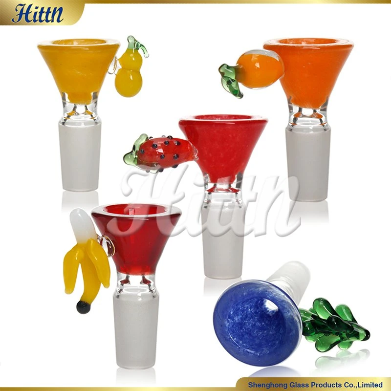 Factory New Fruit Handle 14mm Male Glass Bowls Tobacco Glass Smoking Water Pipe Smoke Accessories