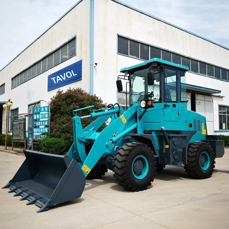 Garden 1 Ton 1.2 Ton Mini Wheel Loader with Flexible Steering and Comfortable Operation CE Approved.