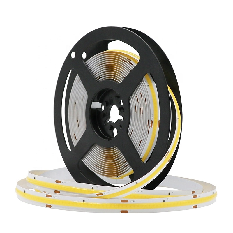 High CRI90 COB LED Strip Light Flexible 24V 5m 840LEDs COB RGB LED COB Light Strip 3 Years Warranty